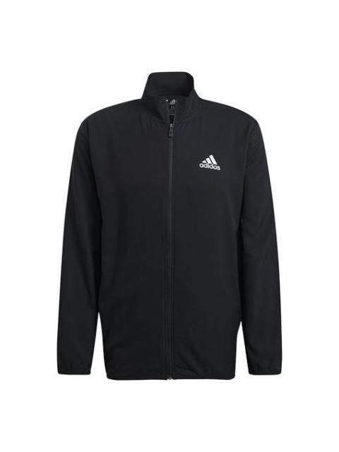 adidas M D2m Wv Tt Reflective Logo Training Sports Jacket Black GV5191