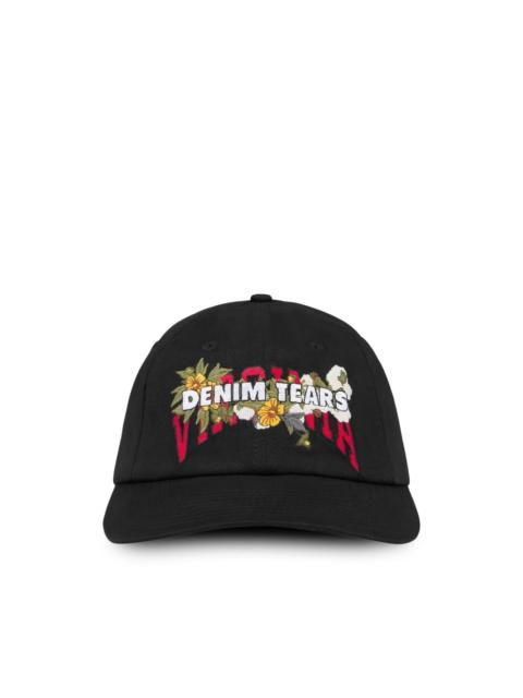 Virginia floral-embroidered cap