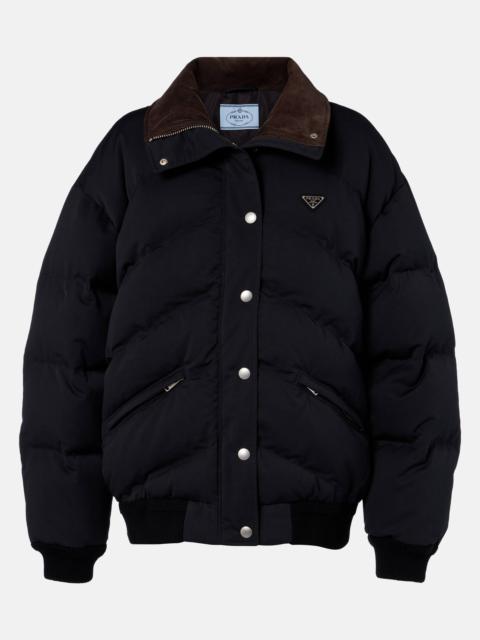 Logo down jacket