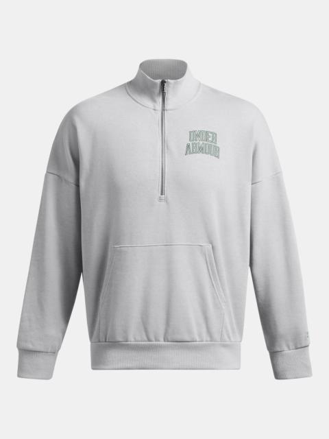 Men's UA Icon Heavyweight Terry Oversized ½ Zip