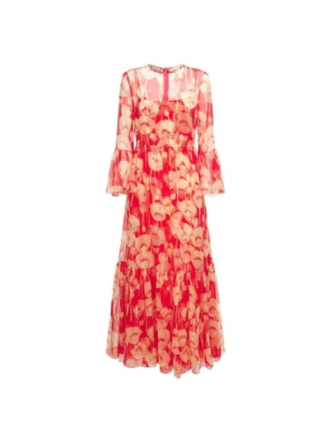 Poppy Silk Organza Maxi Dress