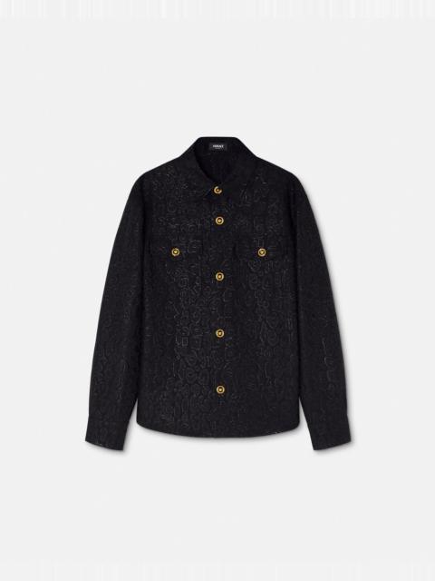 Leopard Jacquard Overshirt