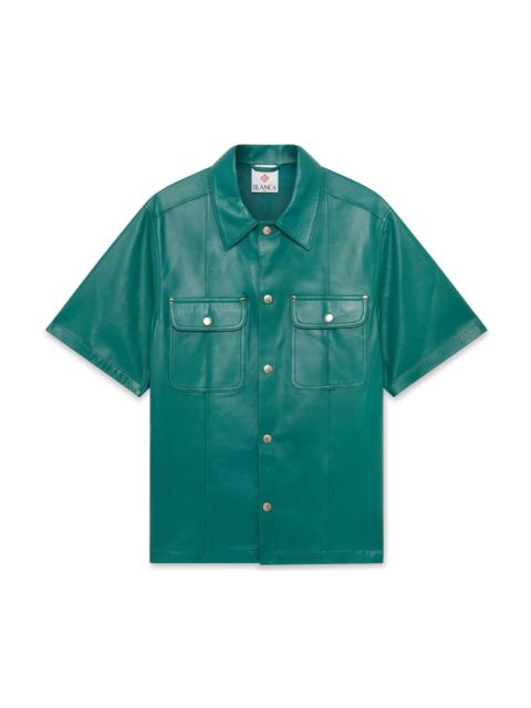 Leather Shirt | Casablanca Paris