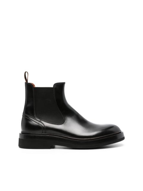 leather Chelsea boots