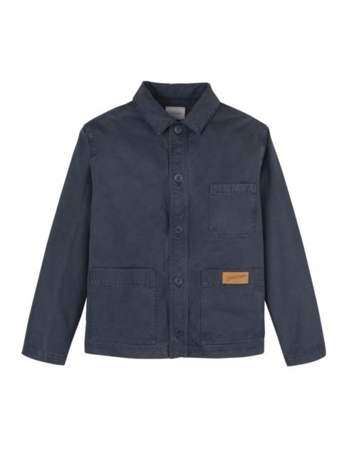 Jacket Slate - Overdyed cotton