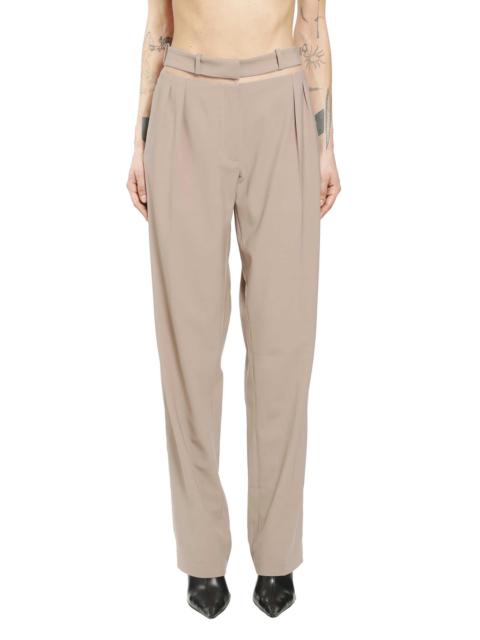 Tailored Trousers With Tulle Inserts