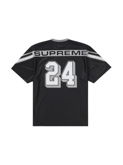 Supreme Jacquard Rib Football Jersey Black