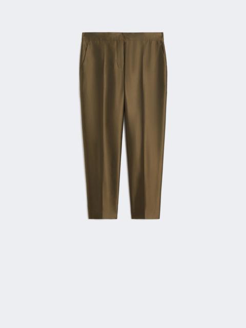 Shantung trousers - KAKI