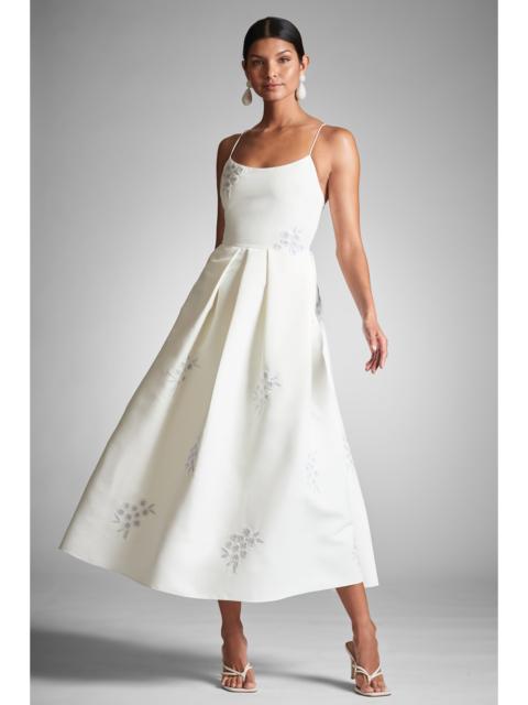 Audra Dress - Ivory/Embroidered Floral