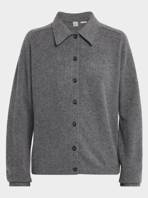 Raglan-Sleeve Cashmere Cardigan