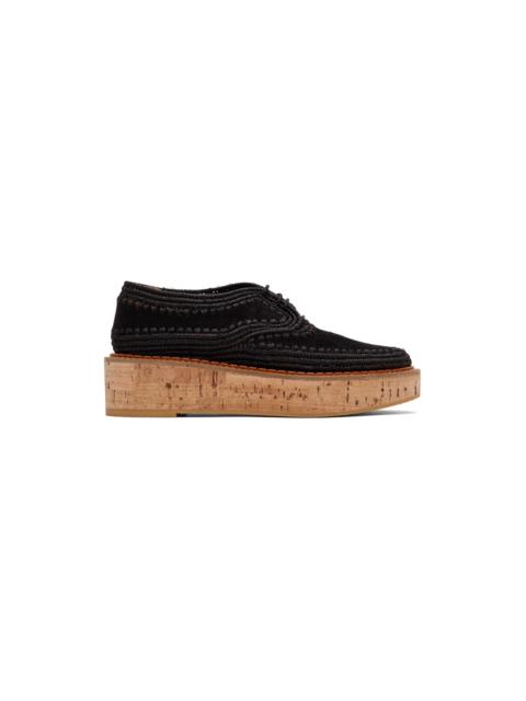 Black Clergerie Edition Suede Louis Brogues