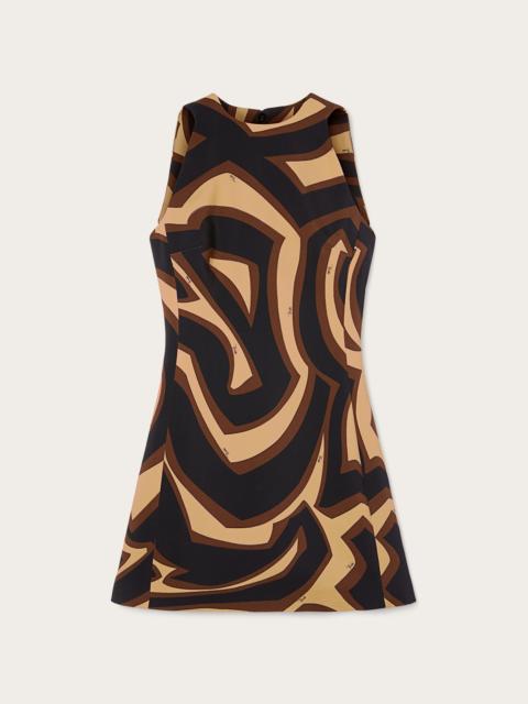 LABIRINTO PRINT A-LINE DRESS
