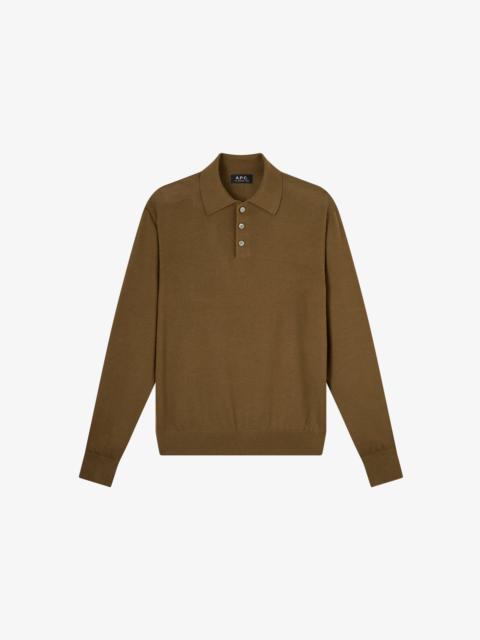 WOOL POLO SHIRT