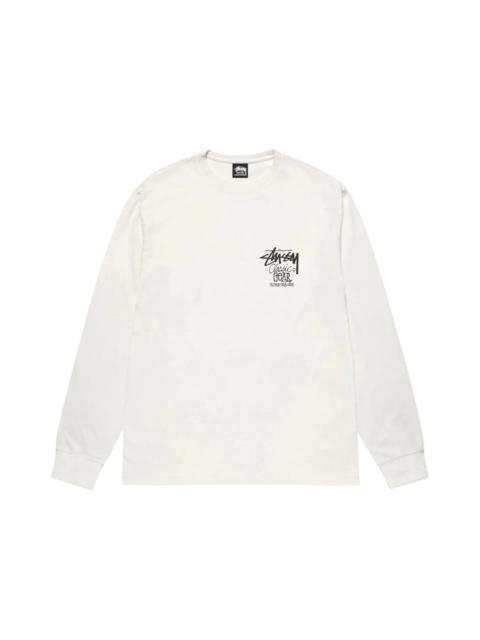 Stussy Classic Gear L/S Pigment Dyed Tee Natural