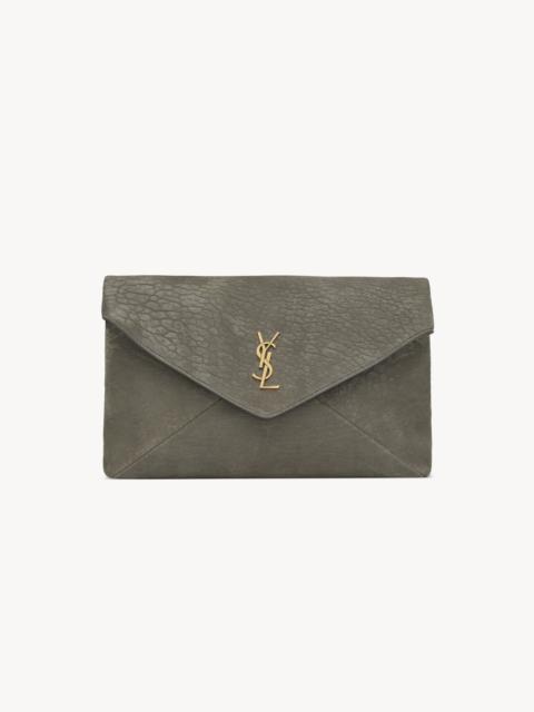 CASSANDRE LARGE ENVELOPE POUCH IN NUBUCK