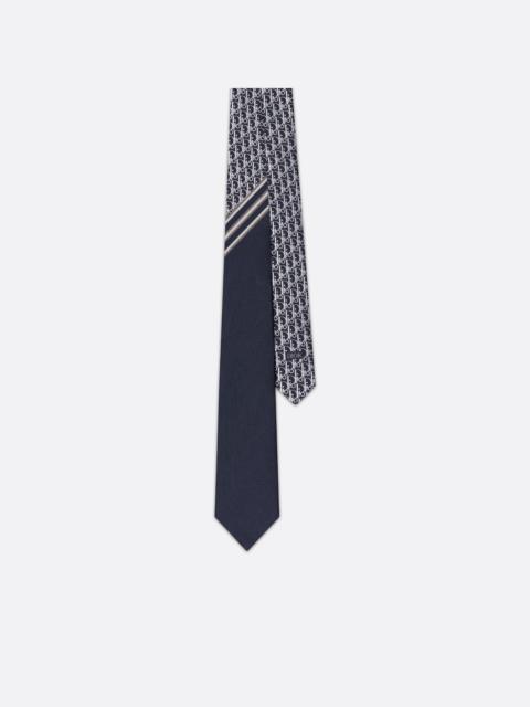 Striped Dior Oblique Tie