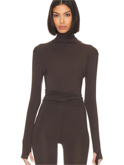 Slim Fit Long Sleeve Turtle Top