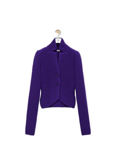 Jacket in technical knit