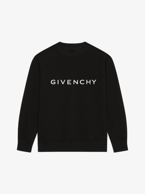 GIVENCHY ARCHETYPE SLIM FIT SWEATSHIRT IN FLEECE