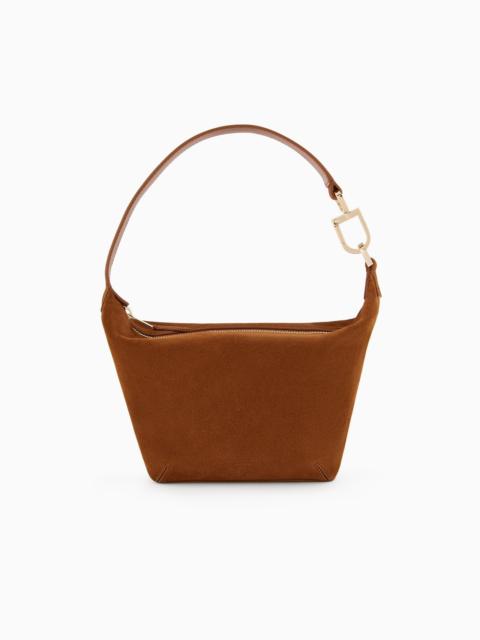 Small la Prima Soft suede handbag