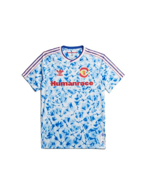 adidas Manchester United Human Race Jersey White/Bold Blue