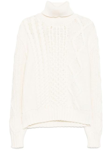 wool turtleneck jumper