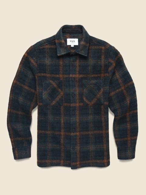 Wool Whiting Overshirt - Drawn Check