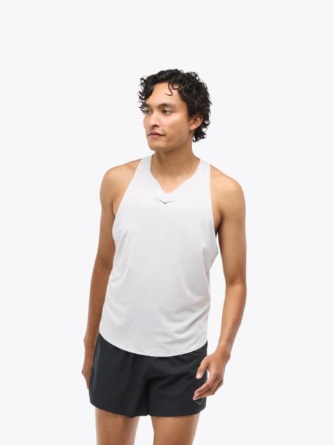Men's Race Day Singlet Top in White