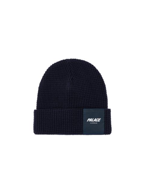 PALACE LONDON WAFFLE BEANIE NAVY