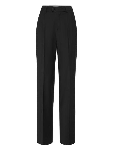 pleat-detailing trousers