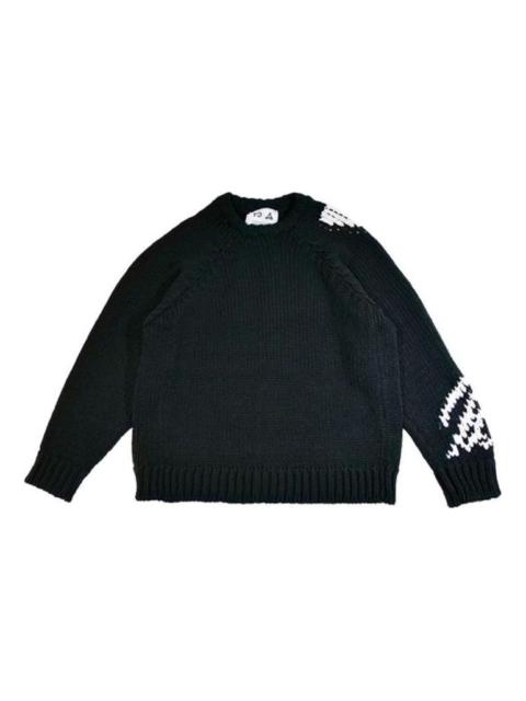 adidas Y-3 x PALACE Skeleton Knit Sweatshirt 'Black' HN9883