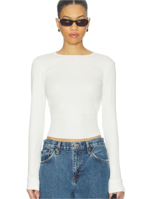 Baby Waffle Long Sleeve Top