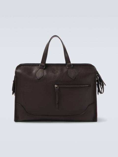 Un Jour leather briefcase