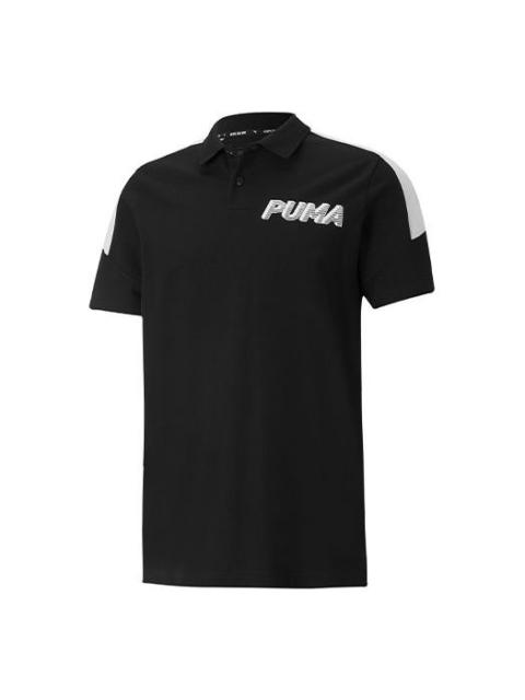 PUMA Modern Sports Logo Polo T-Shirt 'Black' 845913-01