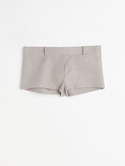 Dune Shorts Stone Gravel Draping Canvas
