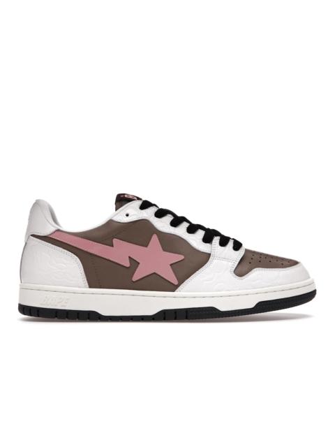 A Bathing Ape Bape Court Sta Brown Pink
