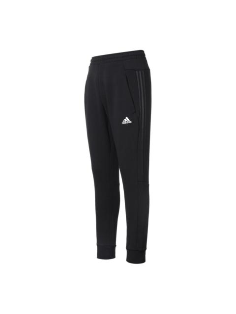 adidas Casual Sports Training logo Bundle Feet Long Pants Black GP1013