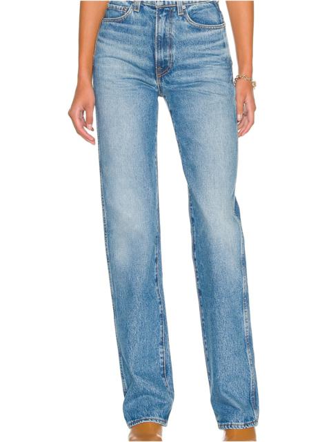 Sara Super High Rise Slim Straight Jeans
