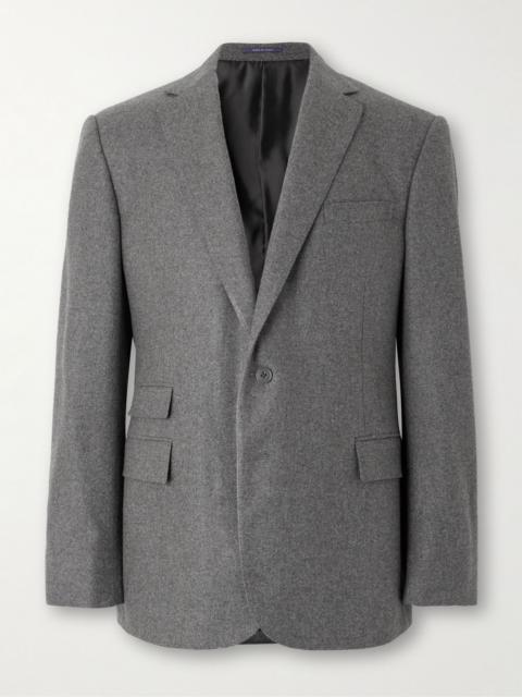 Gregory Wool-Flannel Suit Jacket Gray