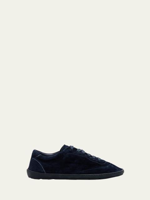 Men's Unlined Suede Low-Top Sneakers