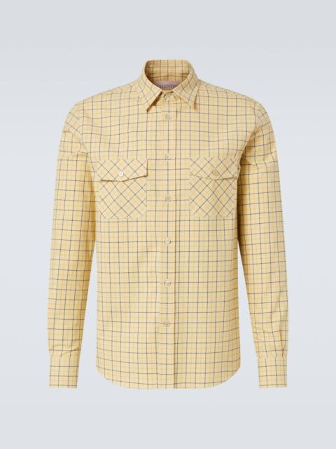 Checked cotton shirt
