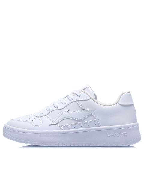 (WMNS) Li-Ning Lifestyle Skate Shoes 'White' AGCS420-6