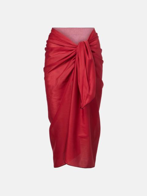 Cabine cotton voile beach cover-up