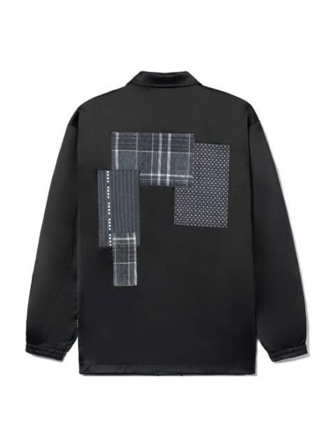 Li-Ning Skateboard Series Casual lapel Long Sleeves Jacket 'Black' AFDR739-1