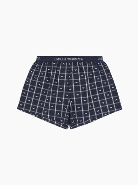 JACQUARD BOXERS WITH ALL-OVER PATTERN