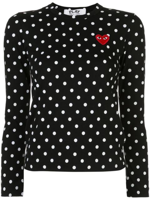 polka dot T-shirt