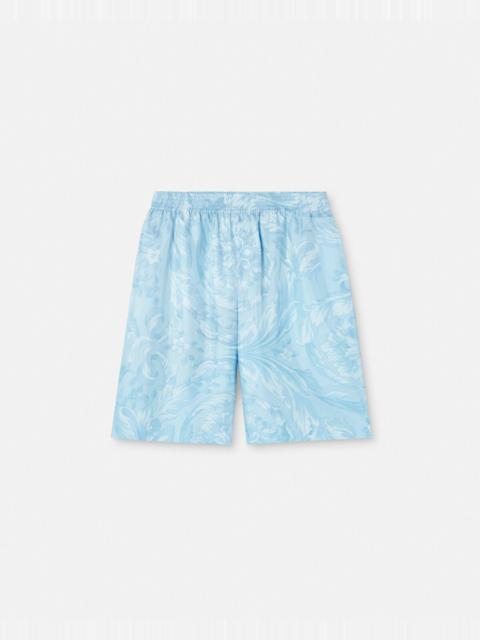 Barocco Silk Shorts