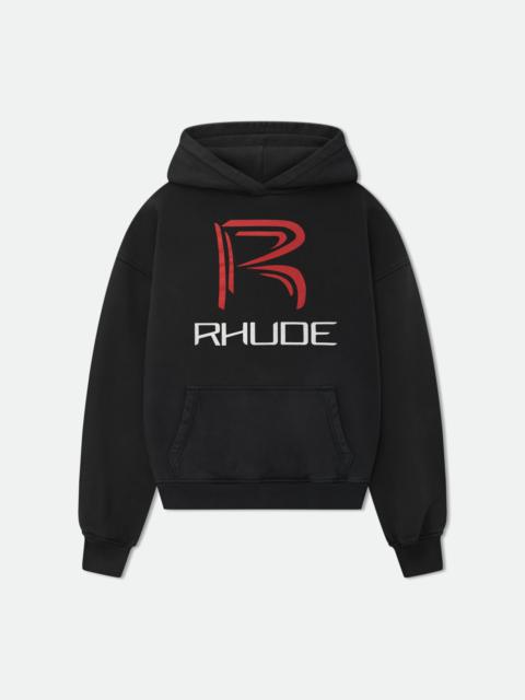 RHUDE CIRCUIT LOGO HOODIE