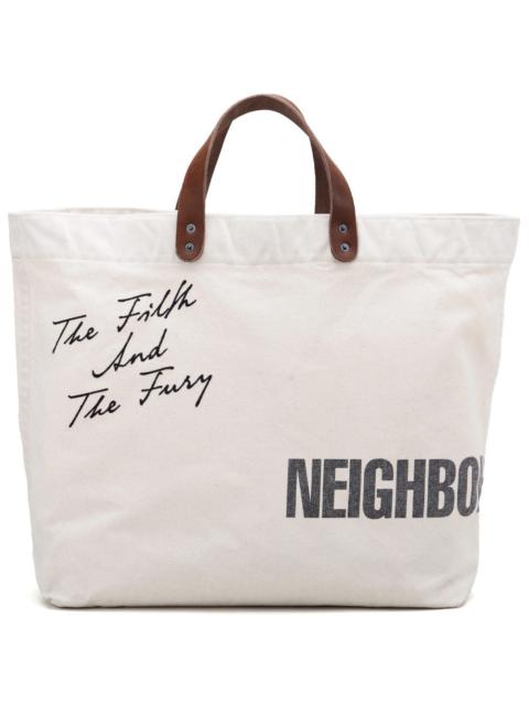 Washed Canvas Tote Bag 'Natural'