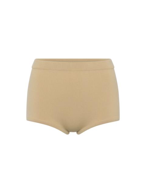 Helm Knit Pantie in Hay Merino Wool Cashmere